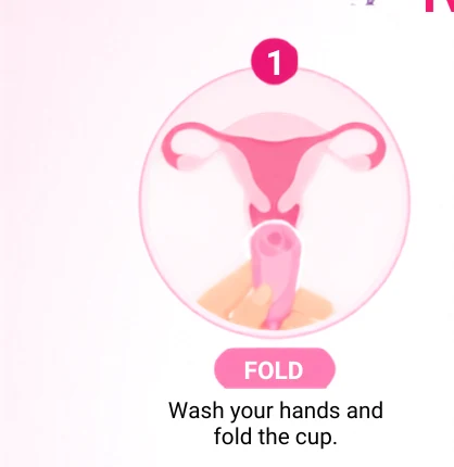 Step 1: Fold the cup